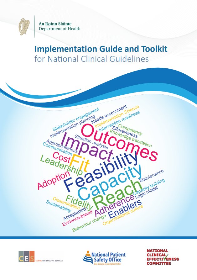 This guide contains useful tools and resources to support the implementation of national clinical guidelines @NCECIreland 
buff.ly/2plOmCU
#HexagonTool #ClinicalGuidelines