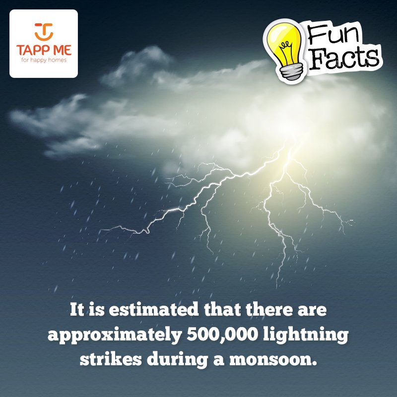 Tapp_Me's tweet photo. Did you know? #electricity #lightning #facts #funfacts #lectrician #tappme #service https://t.co/btlYtMqGqE