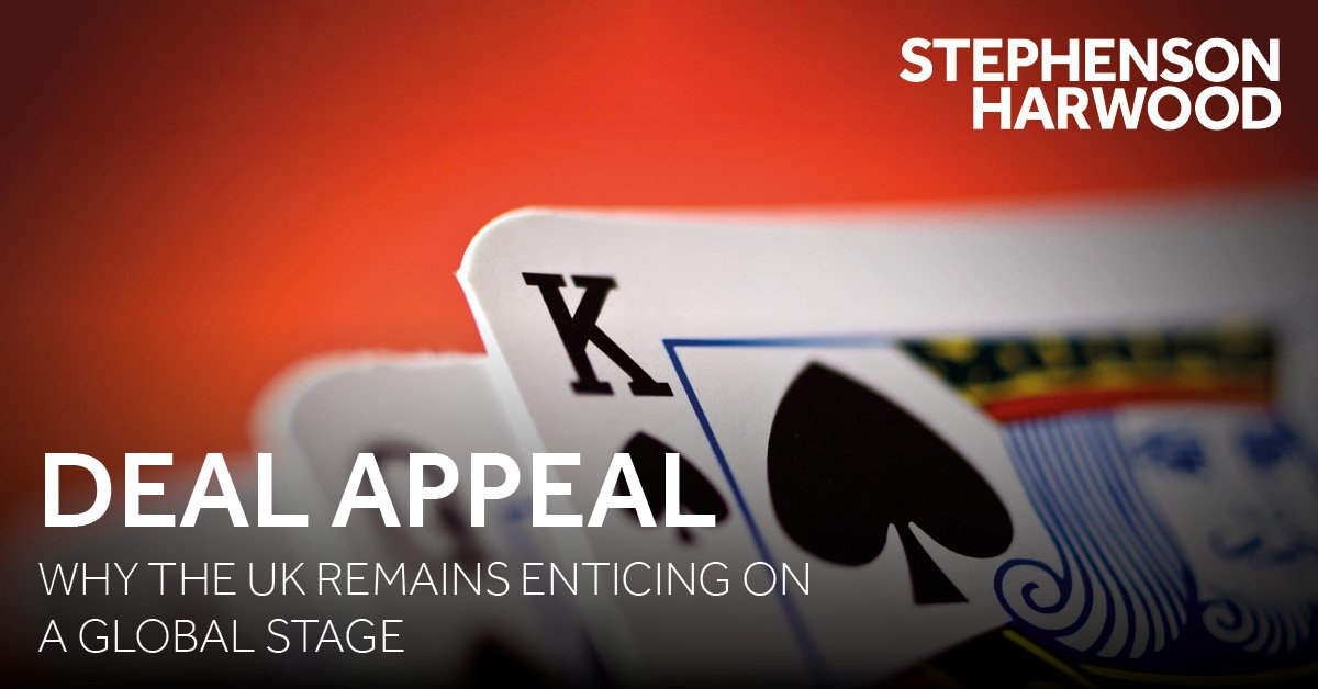 SHLegal's tweet photo. Deal Appeal - a report published by @SHLegal - reveals investor attitudes towards the UK, presenting the views of 300 executives from international and domestic mid-market businesses. To find out more, and download the report, click here. https://t.co/osZMGtyYZr https://t.co/OZwukjk6FK