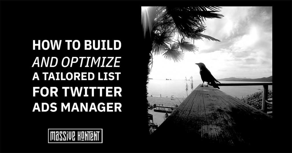 dave_staudt's tweet photo. How to build and optimize a tailored audience for Twitter Ads Manager
⏩ Turn the Twitter Ads platform into a powerful content promotion and amplification engine via @massivekontent
 https://t.co/udaQIAV2u0 https://t.co/BGhIWDjo54