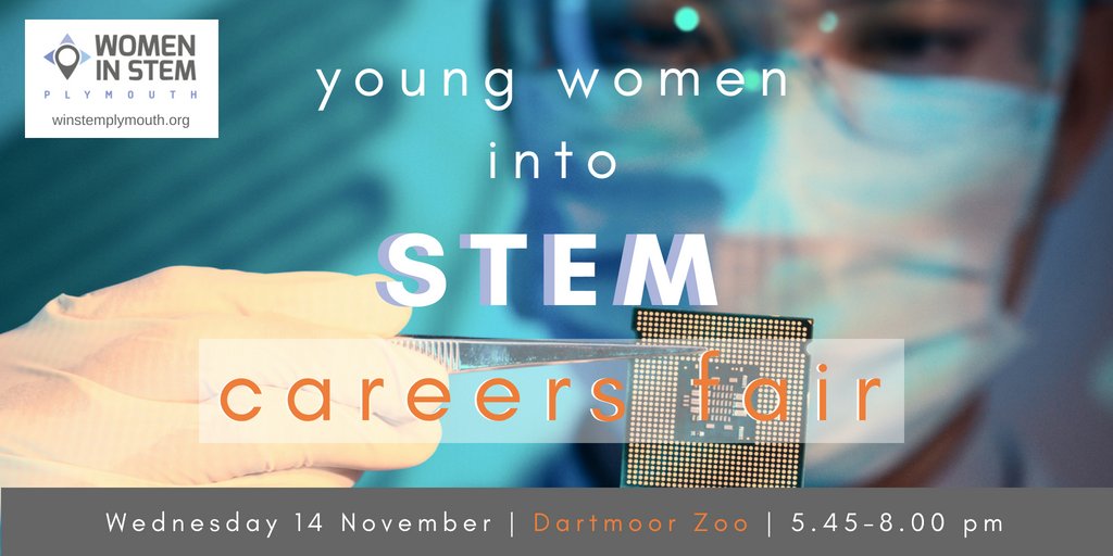 CAREERS FAIR! Young Women into STEM tickets now available (free unless your getting optional transport) htl.li/WJfv30lEsVm #careers #girlsinSTEM #plymouth #womeninSTEM @DartmoorZoo@plymBizWomen@cityplym@buildplymouth @PlymSTEM@PlymUni@Plymouth_Live@plymouthcc @MumsnetDevon
