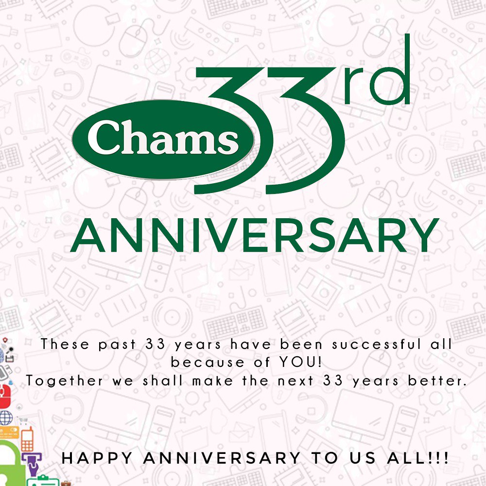 femiwilliams26's tweet image. All thanks to God for His grace.
We appreciate all our clients and shareholders, friends and families for the journey so far.
The next 33 years and more will be full of technological innovation that will make life easier.
#HappyAnniversary to us!
#chamsplc