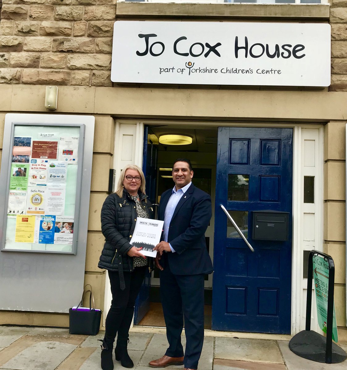 Excellent meet this morning with the amazing <a href="/CarolGilchrist/">Carol Gilchrist</a> Head of Communities at <a href="/KirkleesCouncil/">Kirklees Council</a>.
Delighted Kirklees are leading the way on the White Ribbon agenda amongst other super initiatives.