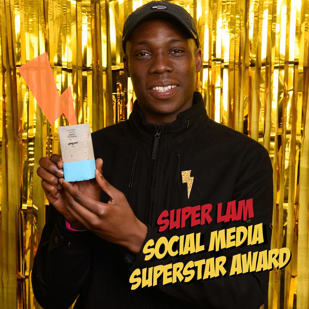 .<a href="/_superlam/">Lambsworld</a> won the #socialmedia superstar award at #artskickers last week ⚡️He uses his social media superpowers to inspire #arts participation 💪buff.ly/2QHAwai