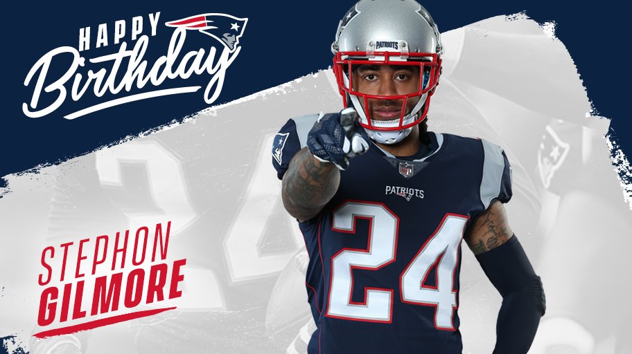 Patriots's tweet photo. Gilly Gilly!

HBD, @BumpNrunGilm0re. https://t.co/7c7HbZA2Gb