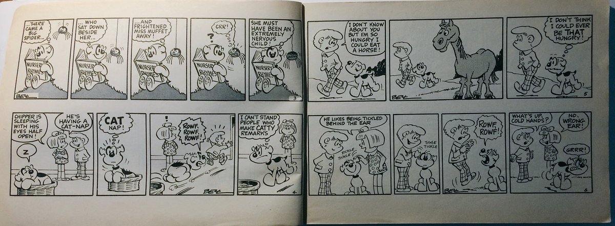 ComicsCollecti1's tweet photo. Chipper on Parade, 1984. Compilation book of the long running Chipper comic strip from the Birmingham Mail newspaper (formerly the Evening Mail) https://t.co/3wtBAN9ZOd