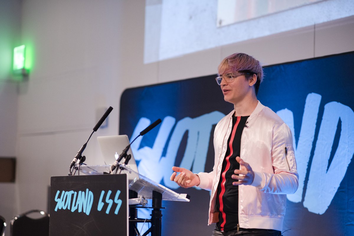 ScotlandCSS's tweet photo. @Hagenburger #scotlandcss2018 https://t.co/YlY7ePA94Y