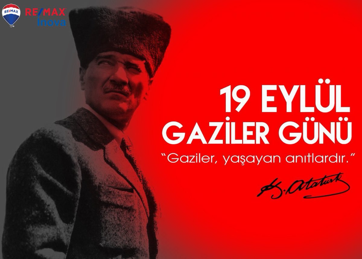 InovaRemax's tweet photo. Tüm gazilerimizi saygıyla, sevgiyle ve minnetle anıyoruz.
#GazilerGünü https://t.co/2ZeTbYr18z
