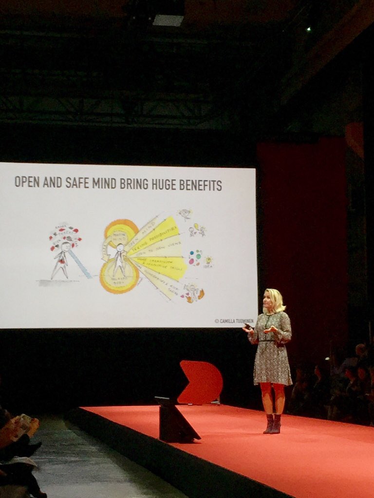 caritapoussa's tweet photo. Dare to learn Emotions by @CamillaTuominen. #LeadEmotions. Be curious! Listen to your emotions! https://t.co/iuTy9cTVs8