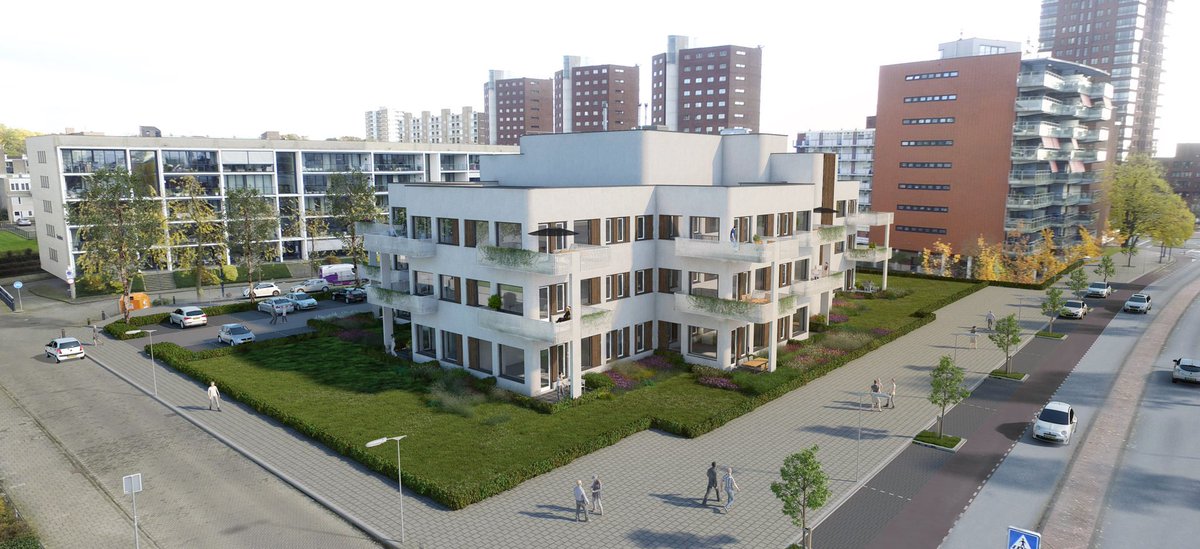 Gaaf om te zien dat ons project Bank 72, in opdracht van @KoopmanVastgoed en in samenwerking met @studioDAD, in de steigers staat om een totale transformatie te ondergaan. We zijn benieuwd naar het eindresultaat dat aannemer @haafkes realiseert!