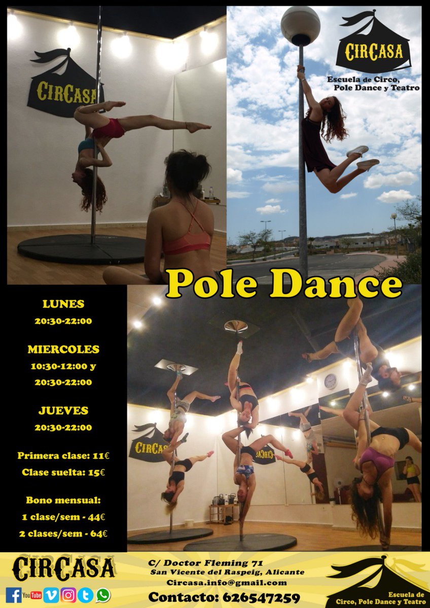 Aebsubis's tweet photo. Alguien por #sanvicente #alicante #elche y alrededores interesado/a en clases de Pole Dance? La monitora es Zaida (@PfendiS) de Los Héroes del Jarma!
Yo ya he ido un par de veces :D
#pole #poledance #clases #heroesdeljarma #ejericio https://t.co/Fom87zaX7o
