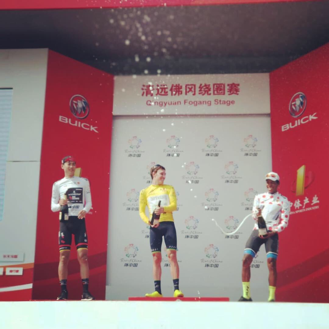 Complimenti al nostro Cristoff #Jurado, che nella seconda tappa del #TourofChina II è balzato al comando della #classifica riservata agli #scalatori. #TrevigianiPhonix #gpm #kom #leader #jersey #magliapois