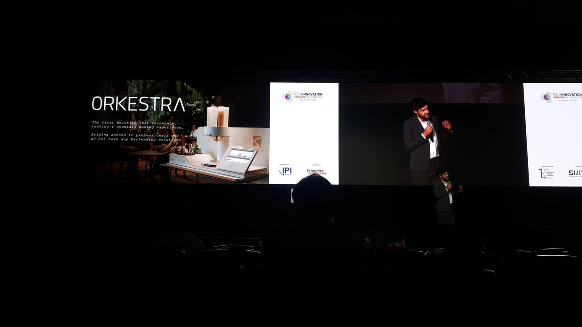 #TechInnovation2018 Time for @Kuantom_ @AveineOfficiel
to be on the stage 🇫🇷 don't Forget To meet them at the Food Pavilion 
in 2 words #Experience #WineTech  
🍷🍸🍹🥂 cc <a href="/SwitchSingapore/">SWITCH SINGAPORE</a>