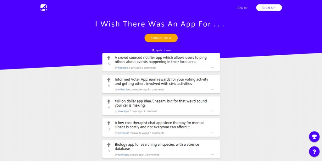 ProductHunt's tweet image. Fulfill your #RequestForProduct 👀

This studio will build the most requested app ideas every month 📱🚀 producthunt.com/posts/i-wish-t…