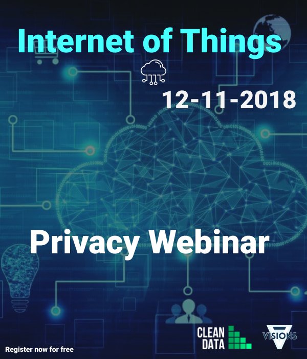 Envie de savoir comment on gère la #privacy dans les objets connectés ? C'est le 12 décembre sur #CleanData avec <a href="/Cisco/">Cisco</a> ! #GDPR #IOT #TRUST #WEBINAR #fullprivacyornoprivacy cleandata.virtualconference.com