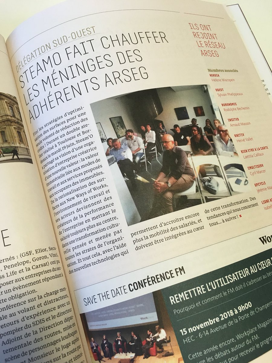 JulieEnjalbert's tweet photo. Le DET 2.0 avec STEAM’O. On en parle lors des ateliers ARSEG en région #fm #environnementdetravail https://t.co/VZKfHVCgcg