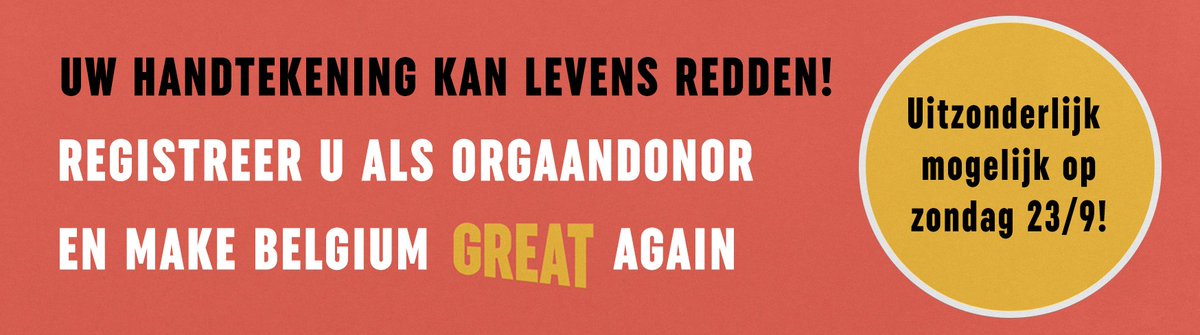 Naar aanleiding van het televisieprogramma 'Make Belgium Great Again' is het gemeentehuis zondag 23 september uitzonderlijk open, dit van 9.00 tot 12.00 uur en van 13.00 tot 16.00 uur. maldegem.be/registreer-je-….