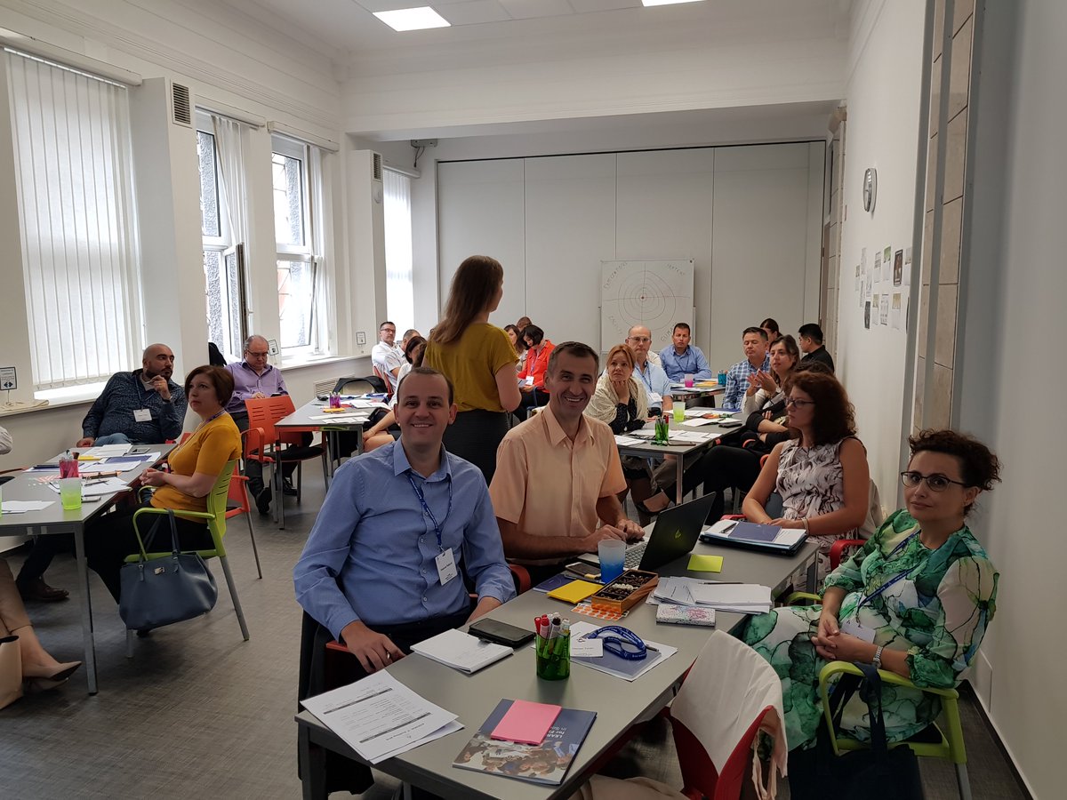 CEF_Ljubljana's tweet photo. Seeing happy faces of our participants, as we start day 2 of the workshop on #itauditing, is always nice to give us additional motivation. #CEFlearning https://t.co/BhuzwnshLo