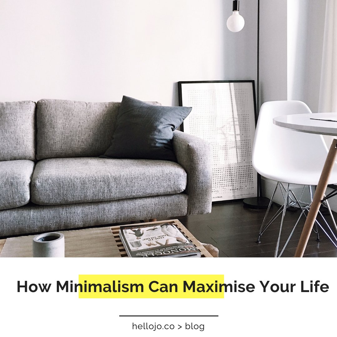 JoHealthJournal's tweet photo. How Minimalism Can Maximise Your Life  🙏 - https://t.co/gS3pwYJFSr https://t.co/AF81wIjtsF