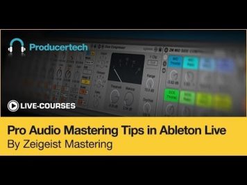 Pro Audio Mastering Tips in Live 9 - Trailer ... - audiobyray.com/producertech-t… #ProducertechTutorials #AbletonLiveSoftware #AudioMasteringIndustry #Compression #EQ #Limiting #MasteringInLive9 #MidSideProcessing #MultibandCompression #Reverb #Saturation #Tutorials #mixing #mastering