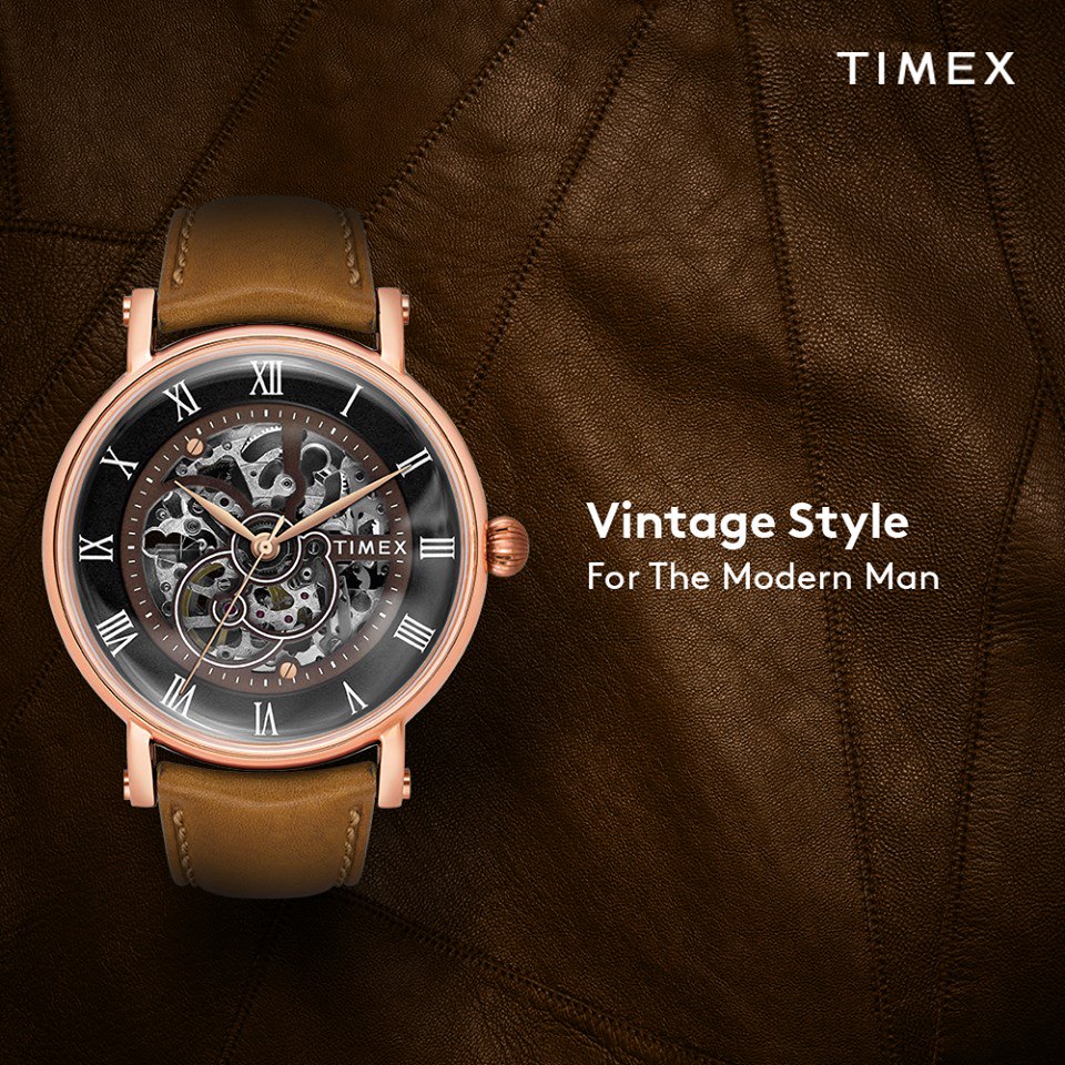 timex skeleton automatic watch