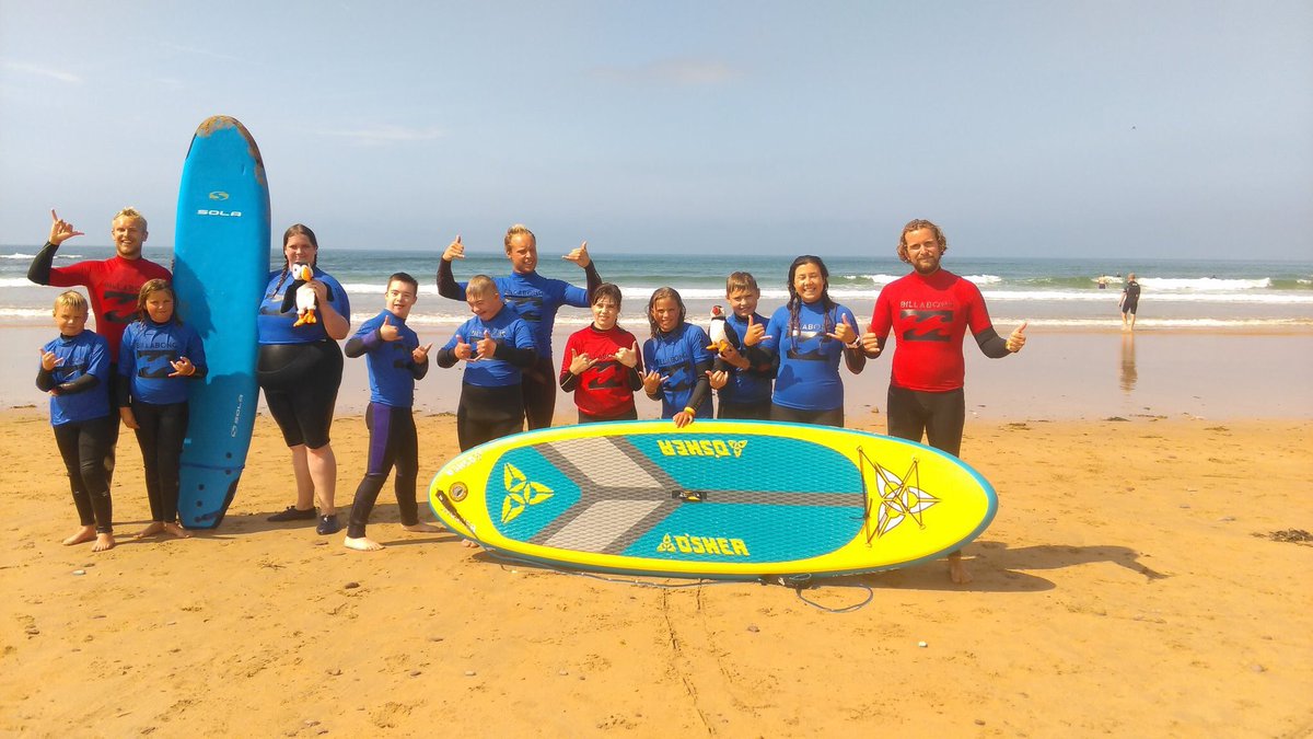 PHOTO OF THE WEEK: The Puffins disability swimming group enjoying surfing! #getoutgetactive #pembrokeshire