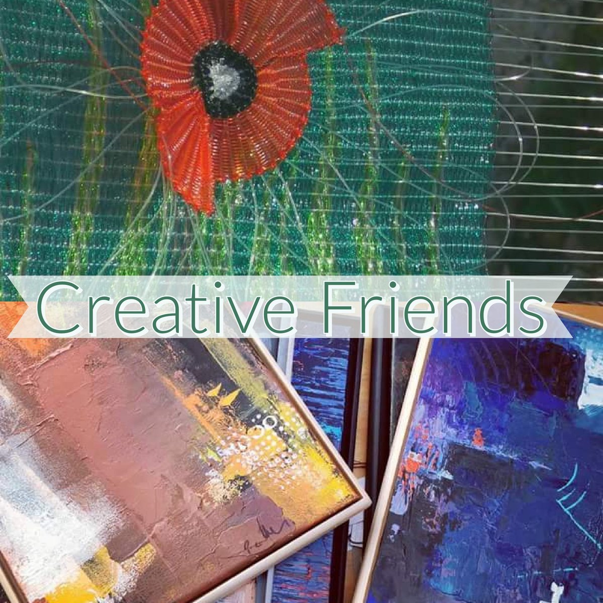 SallyJTaylor's tweet image. #Day19 #creativefriends Throughout September and as part of #hertsopenstudios I am  exhibiting with #creative #hertsartists @lucymsugden &amp;amp; @imageidea at @HertsMSTherapy in #Letchworth #acrylicpainting #oilpainting #woventapestry #textileart #hvaf #hertsvisualarts #herts @HVAF