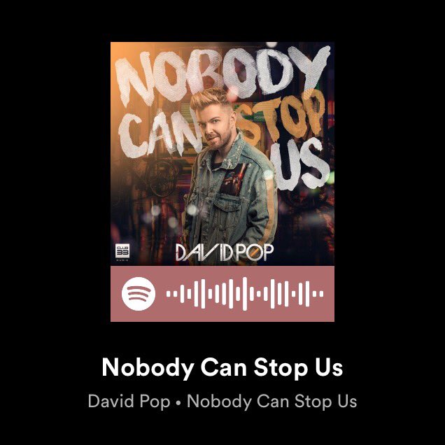 DavidPopFANS's tweet photo. #FelizMiercoles a ritmo de @DavidPopMusic y su #NobodyCanStopUs https://t.co/EOp3R56JM8 +140.000 plays en @Spotify https://t.co/PNbkgFzZlE