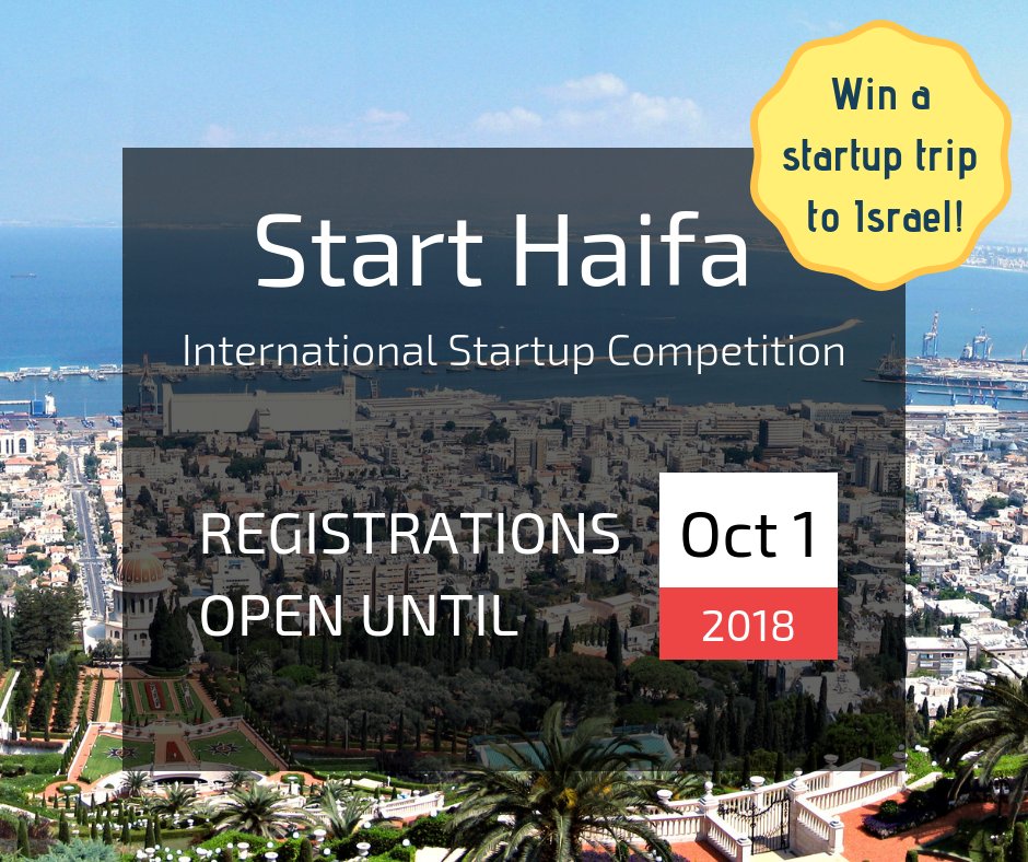 DAttraxion's tweet photo. Are you a Belgian #startup ? Being immersed in the #StartupNation, does it sound appealing to you? So the #StartHaifa contest is for you! All-in program in Israel, meet a Nobel Prize Winner and high ranking executives from the international high-tech industry, and +++ https://t.co/zqUW2CcJmX