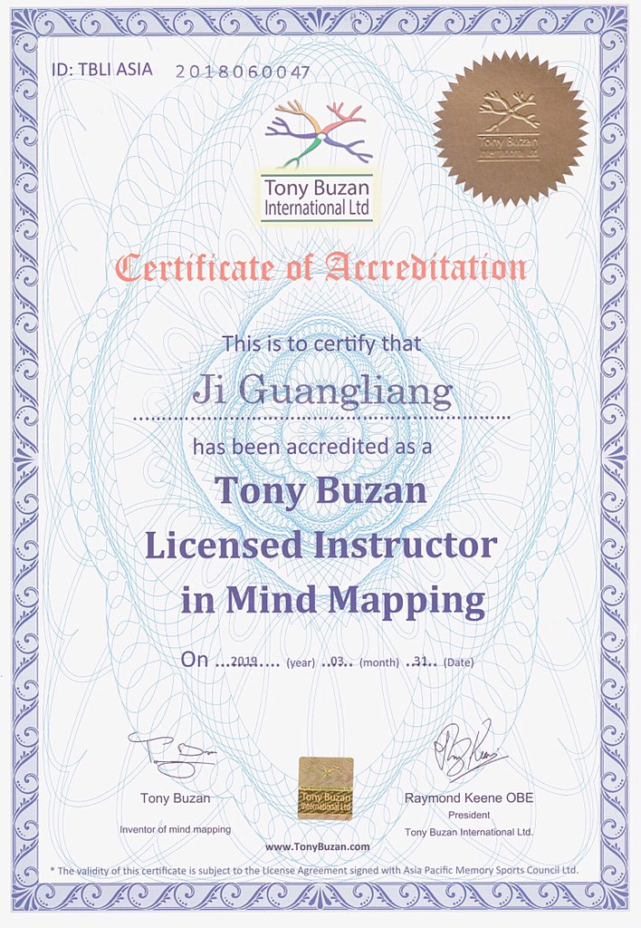 Liang_Sunshine's tweet photo. This is a new beginning.@Tony_Buzan https://t.co/t5CEhxICwx