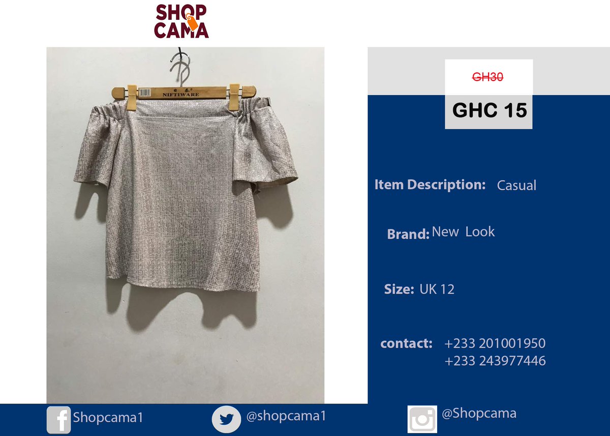 Shopcama1's tweet photo. Day Two of our anniversary sales.
Very affordable prices

#ShopcamaAtOne
#AnniversarySale https://t.co/8EV7qDaBYr
