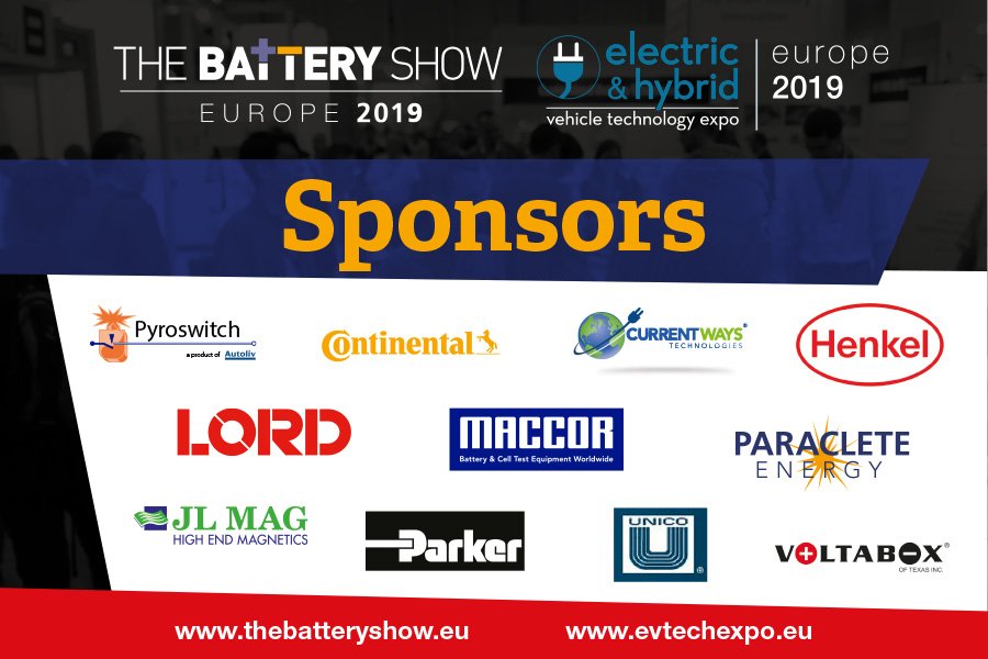 EVTechExpo_EU's tweet photo. Thank you to all our sponsors! @Henkel @AutolivInc @Continental @CurrentWays @LORDCorporation @ParkerHannifin #Voltabox #ParacleteEnergy #Maccor #JLMag https://t.co/bfvR54AtLC https://t.co/8mVqIh19GD