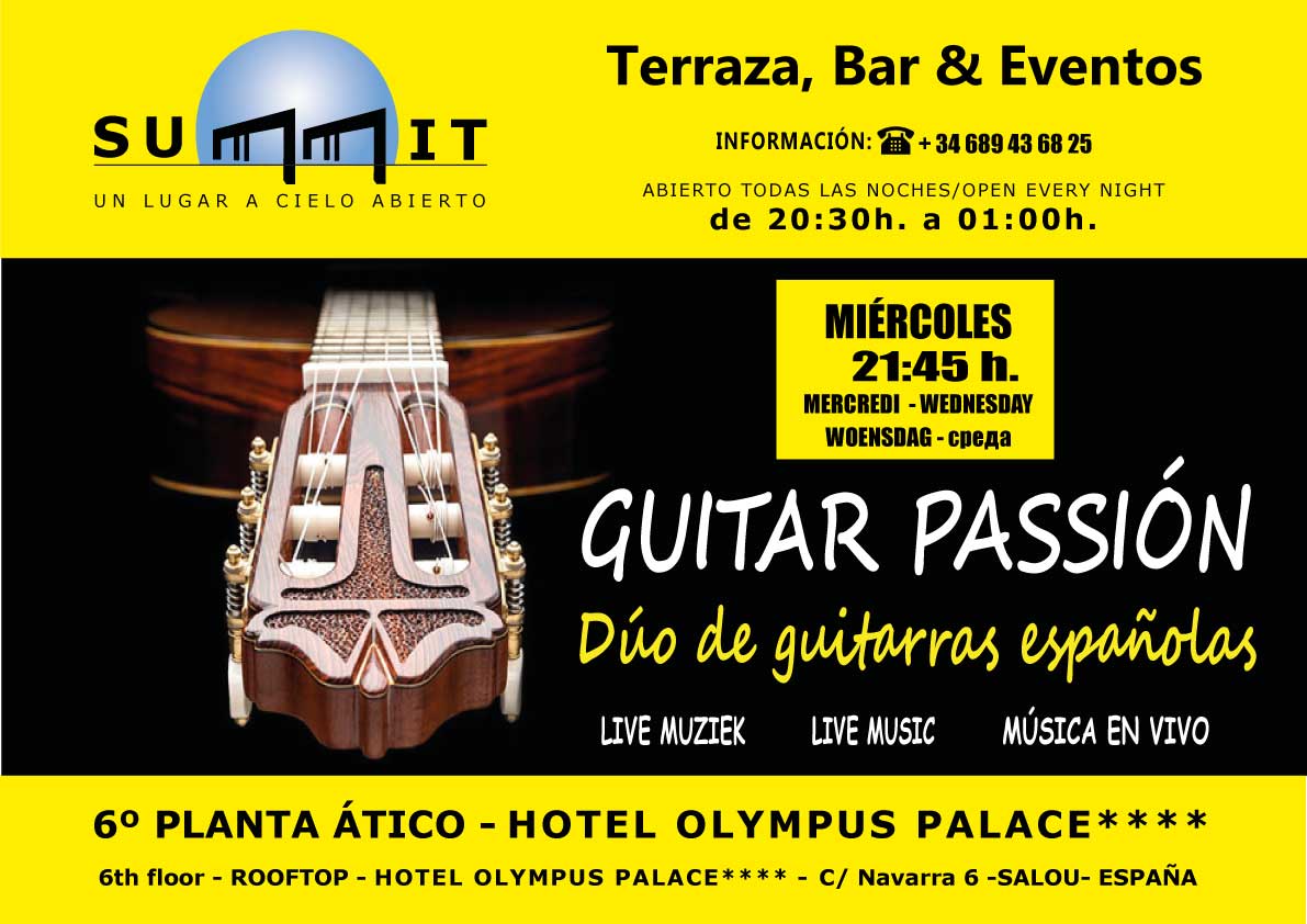 SummitBar's tweet photo. El dúo de guitarra española, Guitar Passion, esta noche en Summit. https://t.co/c3o04meHt4