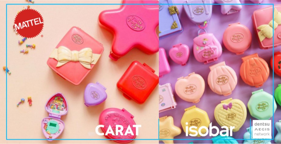 CaratFrance's tweet photo. .@Mattel lance sa nouvelle campagne de communication pour le grand retour des Polly Pocket avec le soutien de @CaratFrance et @IsobarFrance
#pollypocketisback
➡ https://t.co/6bpVa4hB4P https://t.co/aknDWIOQEK