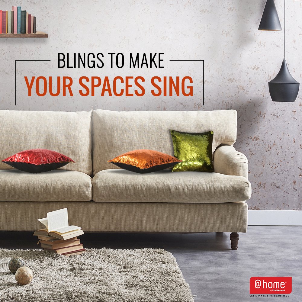 Nilkamal_Homes's tweet photo. Use sequined cushions to bring an element of fun and colour to your living spaces. #QuirkySpaces Shop Now : https://t.co/rqSaAdQUdc https://t.co/krlvTB5Idu