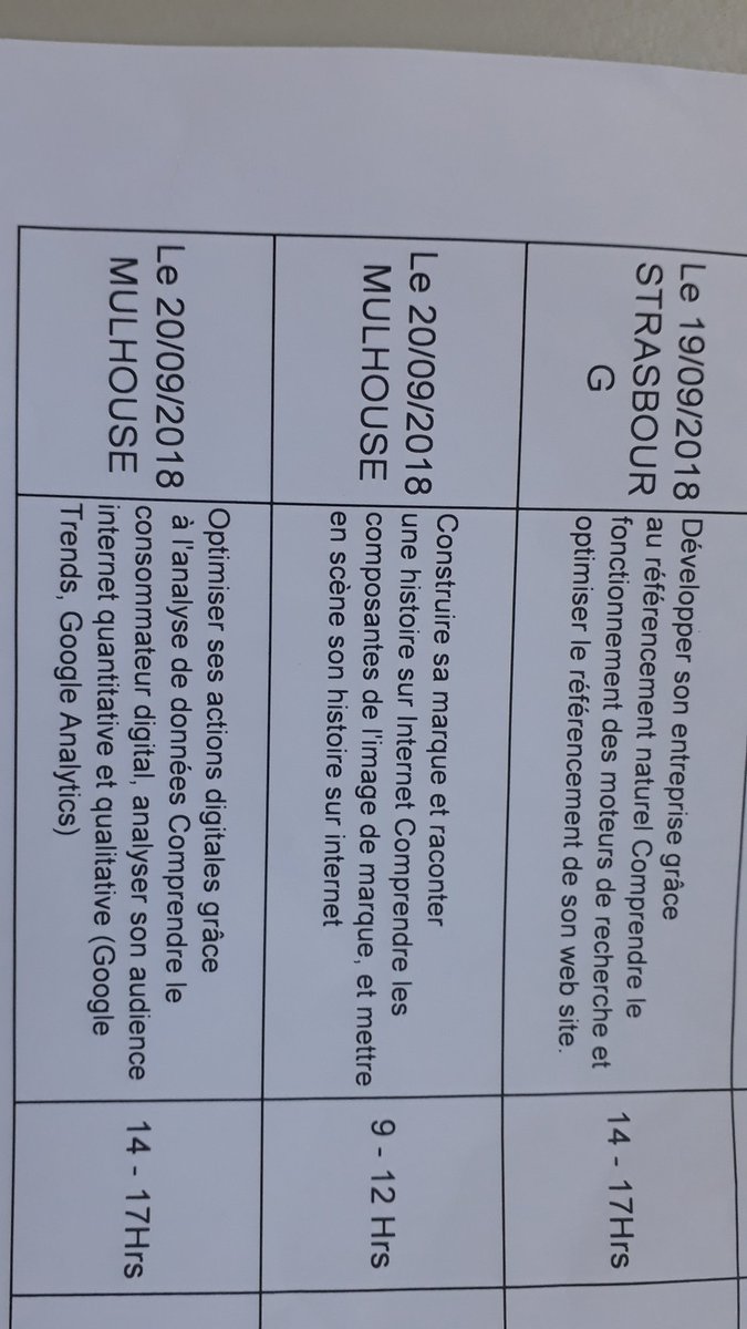 elia_mario68's tweet photo. Ateliers Google a Strasbourg 
Il reste des places pour cet après midi ainsi que le 20/09 a Mulhouse
#ccialsace #cciae #google 

https://t.co/Tk6lokT8gE https://t.co/M8lKVcnSEQ