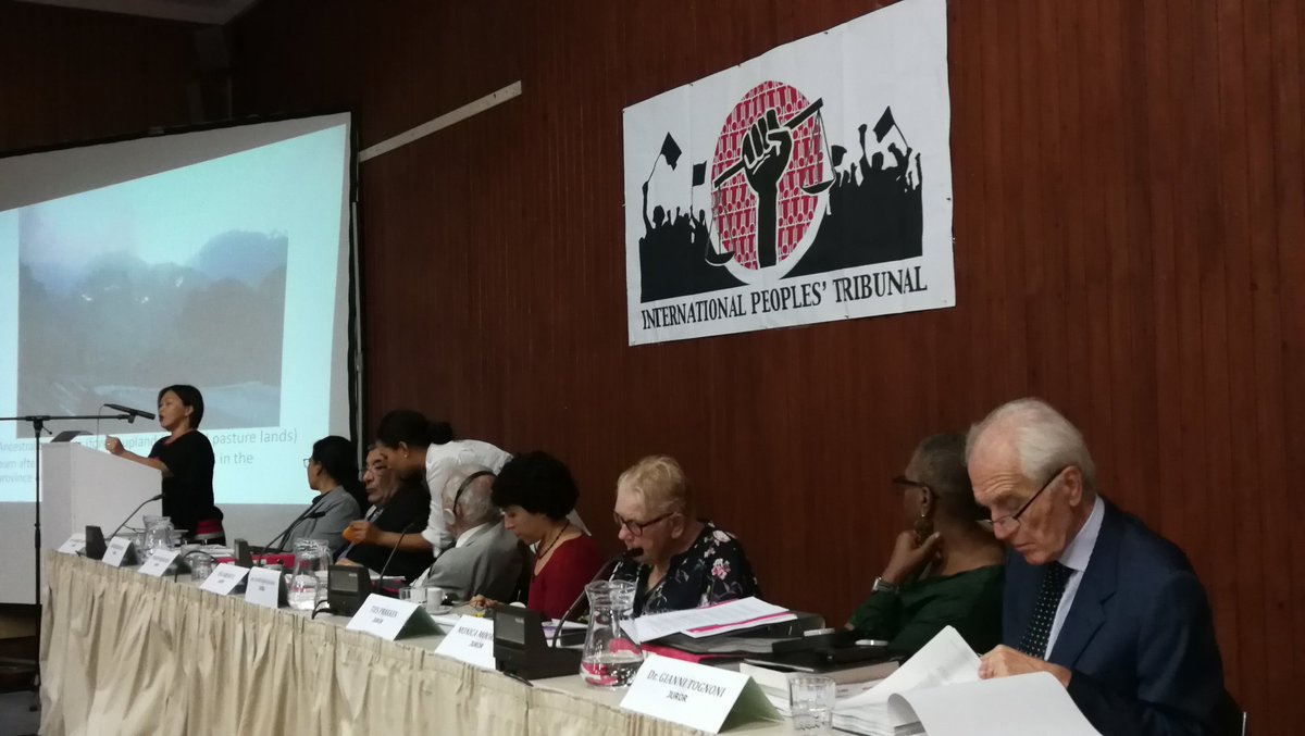 “The IPT is not a sham,” Peter Murphy explains, “because the cases being heard are very real, the jurors are eminent individuals, the prosecutors are professional human rights lawyers, and the defandants have been given the right to make a defence agaisnt the charges.