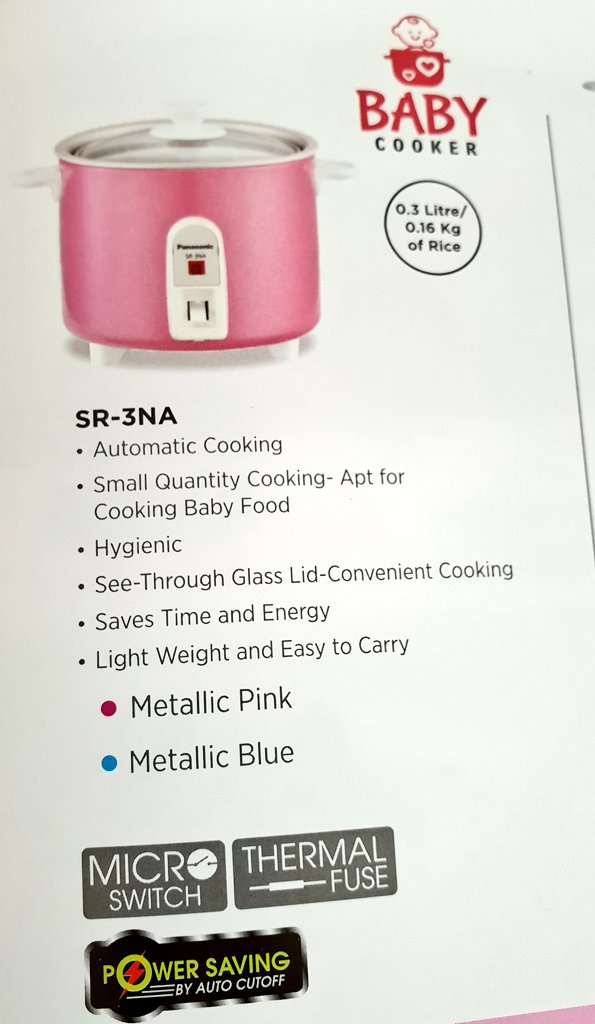 shrutzsharma's tweet image. Panasonic launches new world's first smallest 'mini automatic cooker' in India @ Rs. 2,599/- First ever to be exported to Japan.  #Panasonic #minicooker #healthyfood #healthycookig
@PanasonicIndia