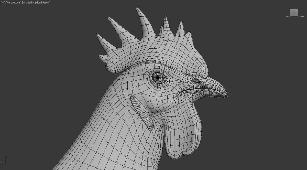 gosha_simonov's tweet photo. You know, old school poly by poly modeling making me happy!! 😀
#art #artwork #3d #Modeling #model #rooster #chicken #cg #makeof #happy #work #indie #lowpoly #portfolio #tutorial #course #3dmax #bird #missset https://t.co/WaLajWYWXx