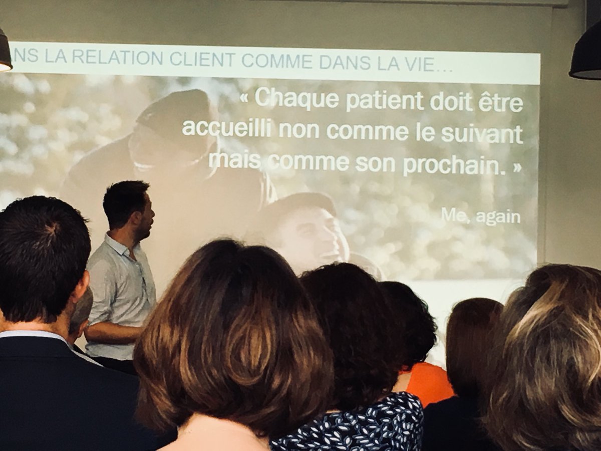 AMARC_asso's tweet photo. «Ne pas voir le client comme un numéro de dossier », prendre soin ... (clin d’œil à la thématique de notre prochaine #ConventionAmarc !) #ClubDesMarguerites @ml_jullien https://t.co/JPvGwigkEQ