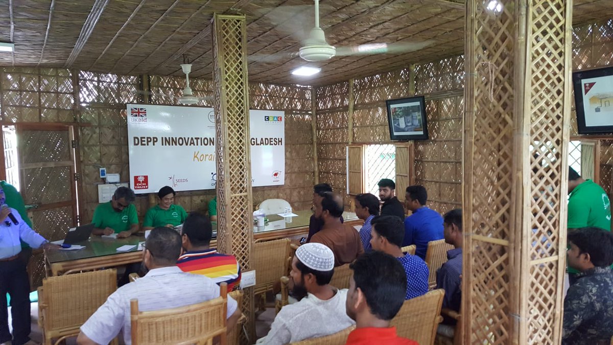 CREDUCL's tweet photo. @CREDUCL is at the Innovator workshop and training in the DEPP Lab cafe in Korail slum @SeedsIndia #DEPPLab #bangladesh #innovation #Korail https://t.co/lmCNnqtElZ