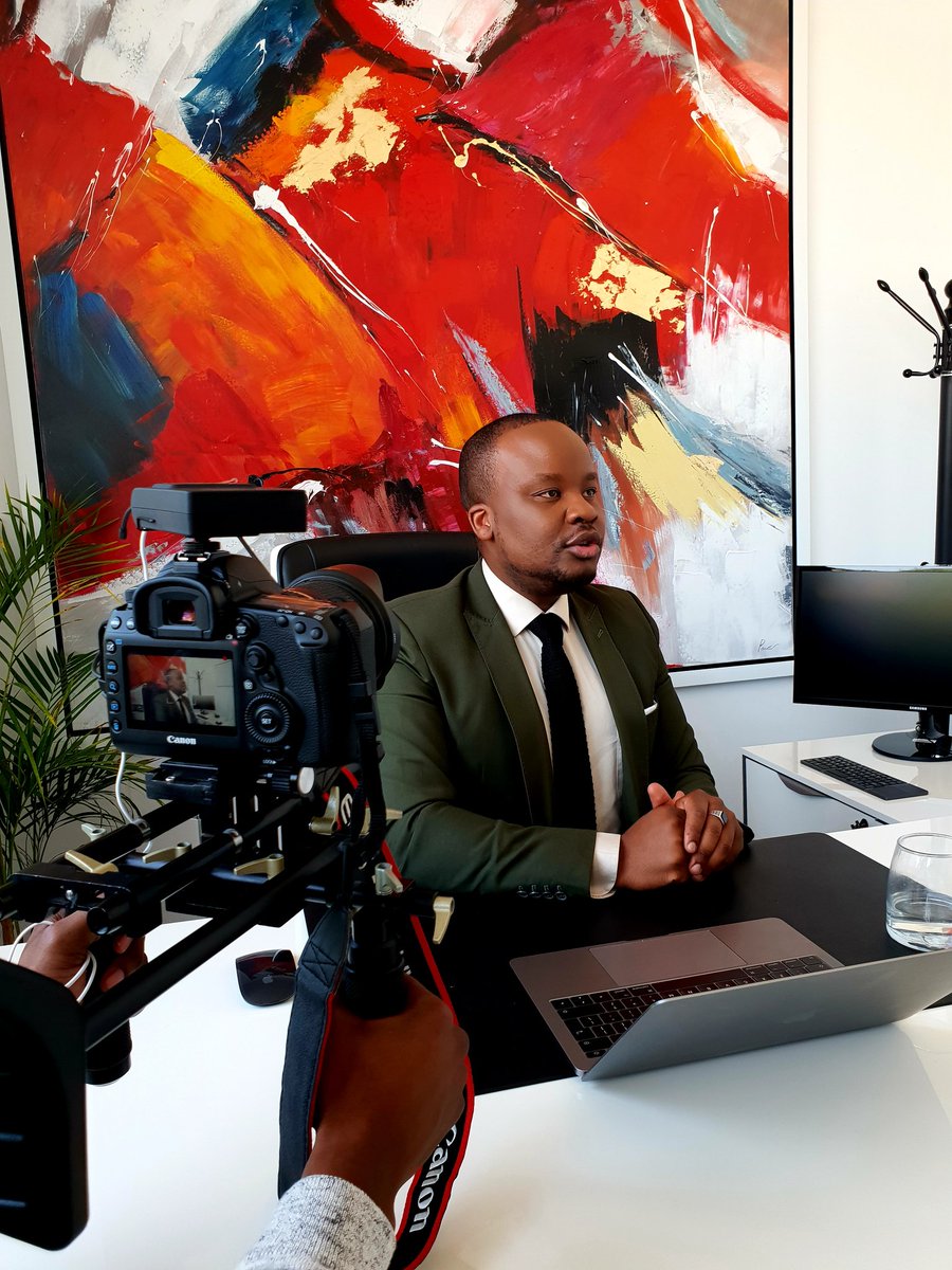 DitshegoMedia's tweet photo. CEO @TebogoDitshego now participating in a documentary interview talking about how he's insulating a culture of reading books and constant knowledge development and innovation at @DitshegoMedia https://t.co/ltIekxkkYM