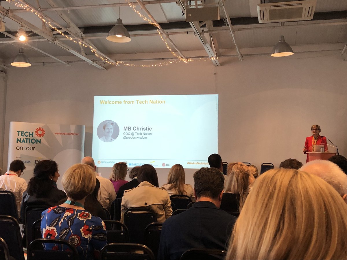 PamelaPinski's tweet photo. @productwisdom opens up the @TechNation on Tour event @Fazeley_Studios this morning
#wearetechnation #digbeth #digitaldigbeth #ONLYINDIGBETH https://t.co/4eFDC6lyEm