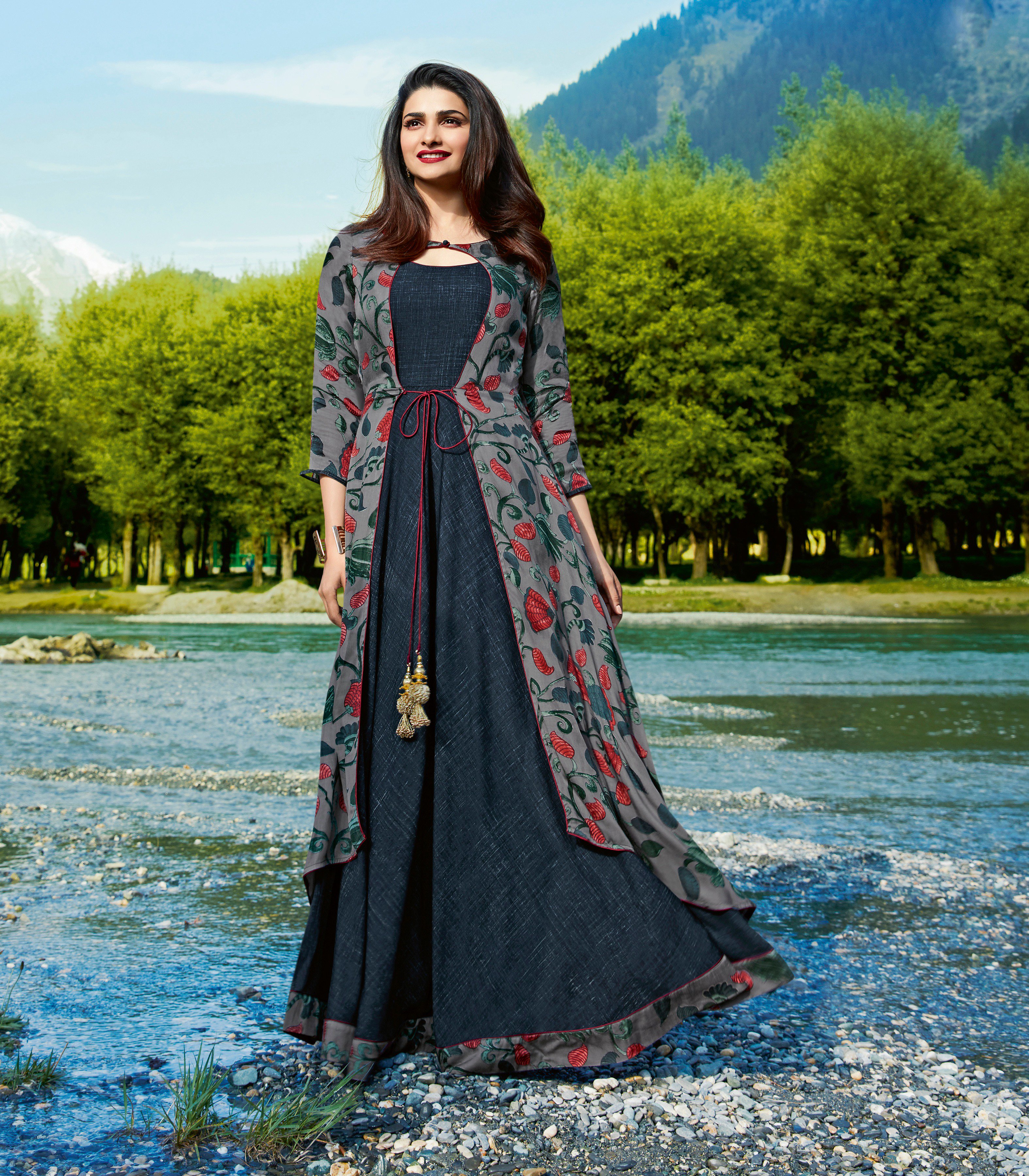 Long jacket kurti store design 2018