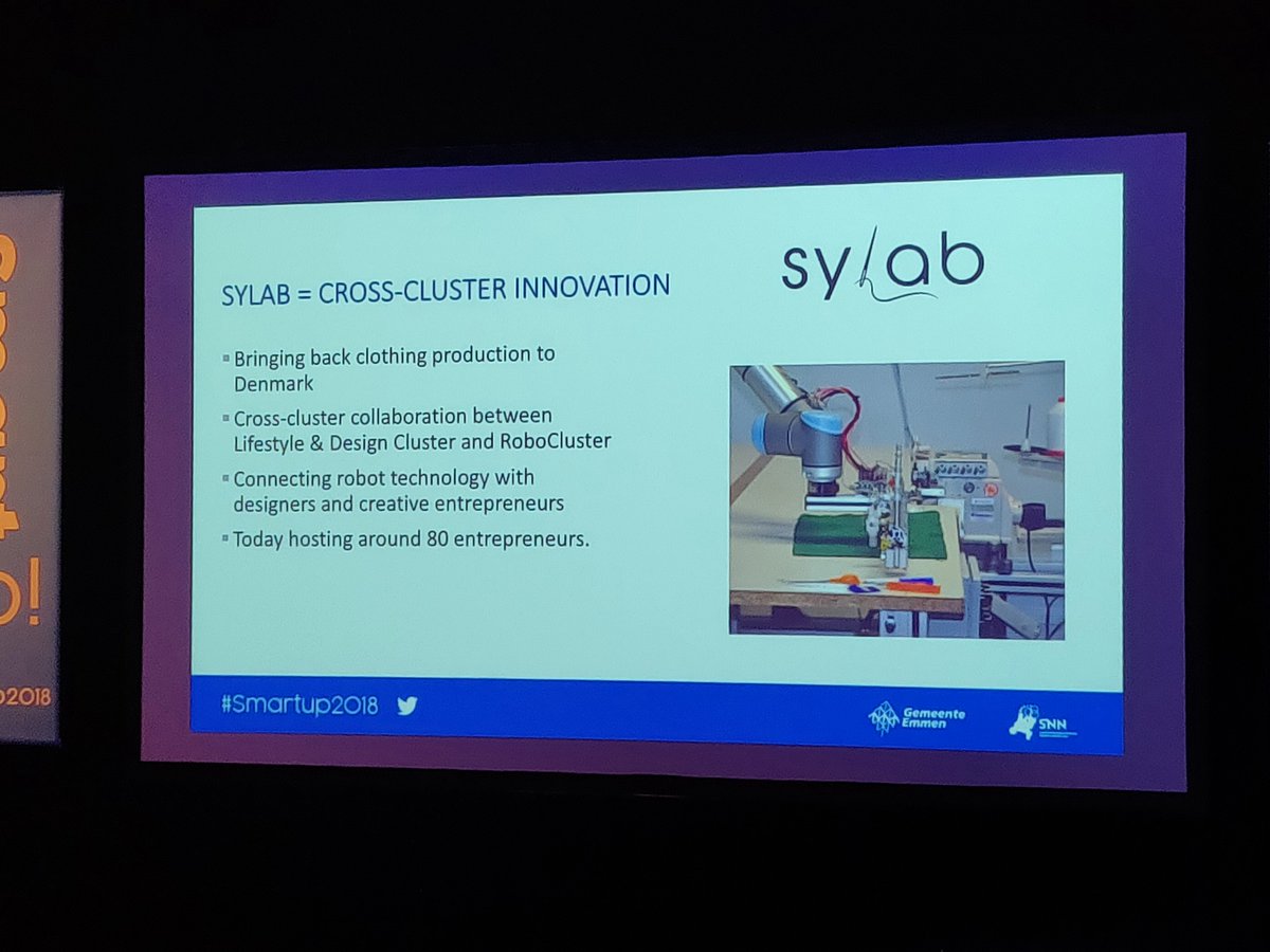 RELOS3eu's tweet photo. We're enjoying hearing about @ClusterExDK's latest pursuits in some very interesting new clusters, and cross-cluster development is around the corner.  Case in point: #Sylab - https://t.co/j7aHslgbMw #SmartUp2018 https://t.co/lcqJjhQMA9