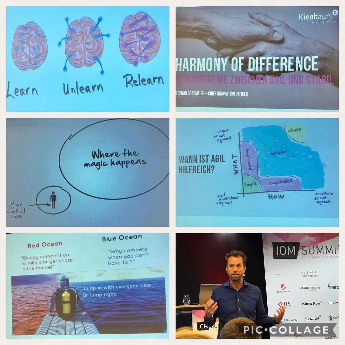 SellAnnette's tweet photo. Super #Keynote von @trill_stephan 👏🏼
Da guck ich auf jeden Fall noch mal in die Präse, viele gute Impulse❗️🙏🏼
#DigitalWorkplace #newwork #Agilität #learning #HR #people #leadership #staceymatrix uvm.
#ioms18 https://t.co/yZbDf5cUyo