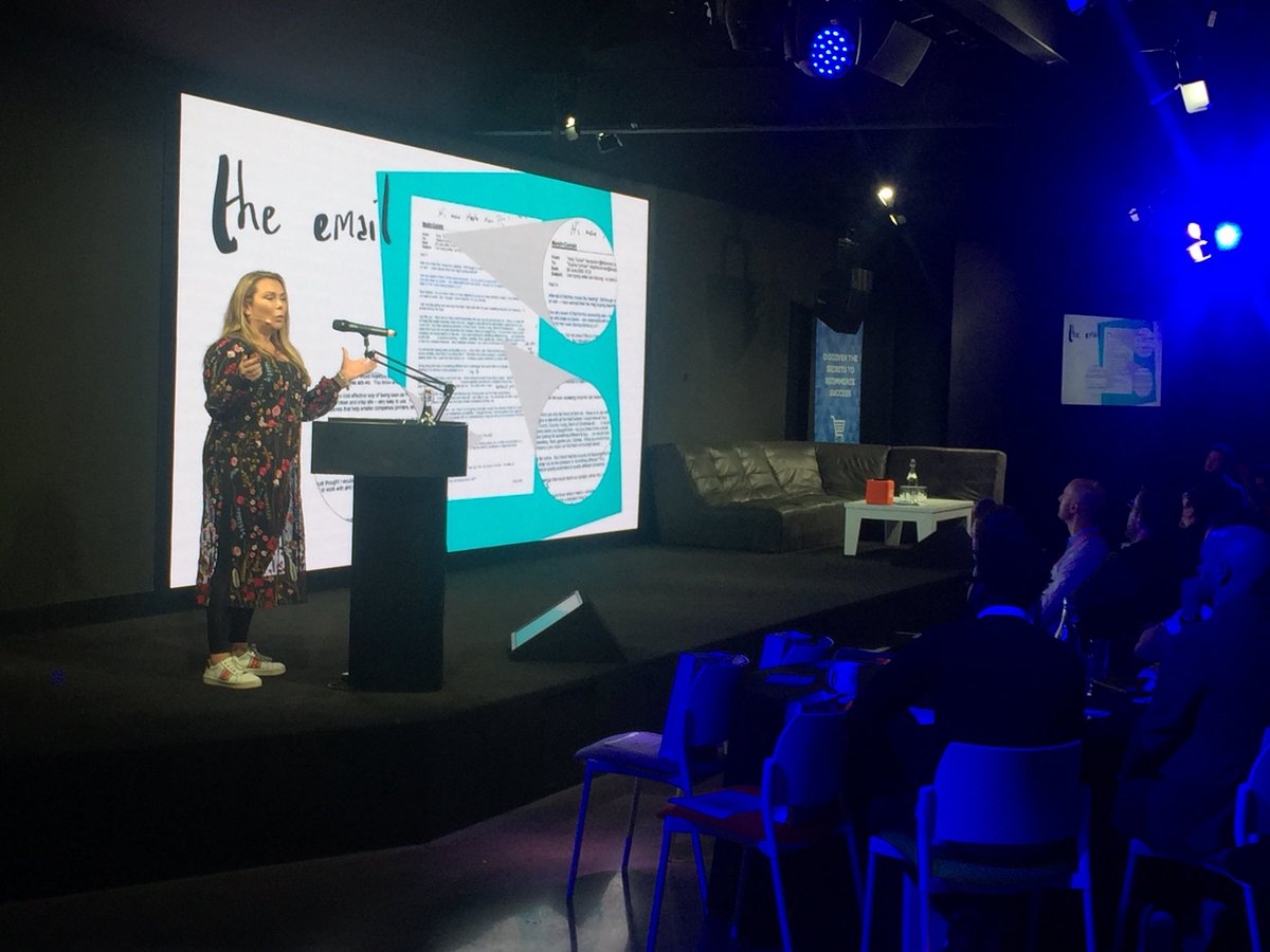 ANSGroup's tweet photo. What an opportunity for those at #eCommerceLiveUK  today – hearing @notonthehighst co-founder and #eCommerce icon @HollyLTucker share her story. 

Follow our live blog here:
https://t.co/rCaHJtql5z https://t.co/TtQDx5pCav