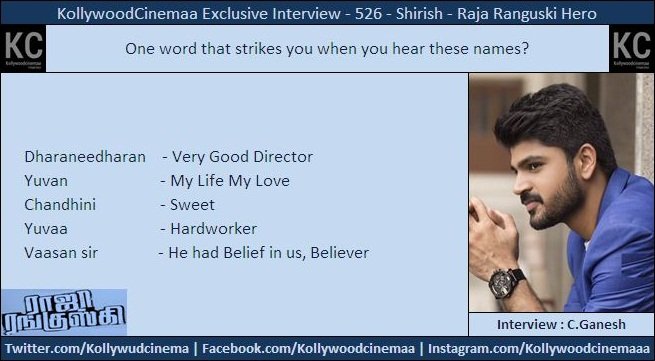 KollywoodCinima's tweet photo. . @actor_shirish Exclusive Chat on #RajaRanguski #KcInterview 04
#2DaysToGoForRajaRanguski
#RajaRanguskiSneakPeek
@RajaRangskiOffl @thisisysr @IamChandini_12 #Yuvan @Dharanidharanpv @shiyamjack
@DoneChannel1 @SureshChandraa
#Kollywoodcinemaa #KcChat https://t.co/ca8oFQGiw3