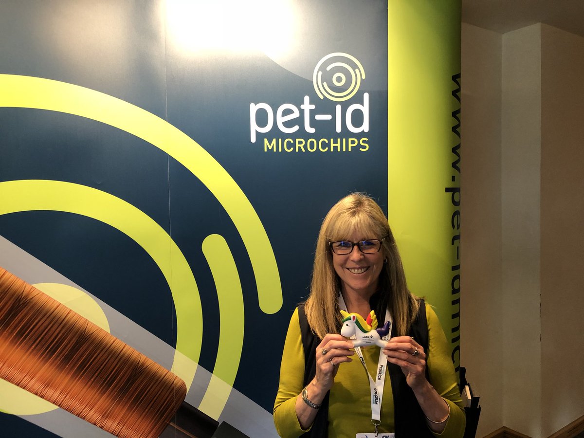 plhmedical's tweet photo. Don’t forget to come and grab your free unicorn from stand D9 today @Official_Vet conference.
@petidmicrochips #OVConf18 https://t.co/Sx15KmKP0p