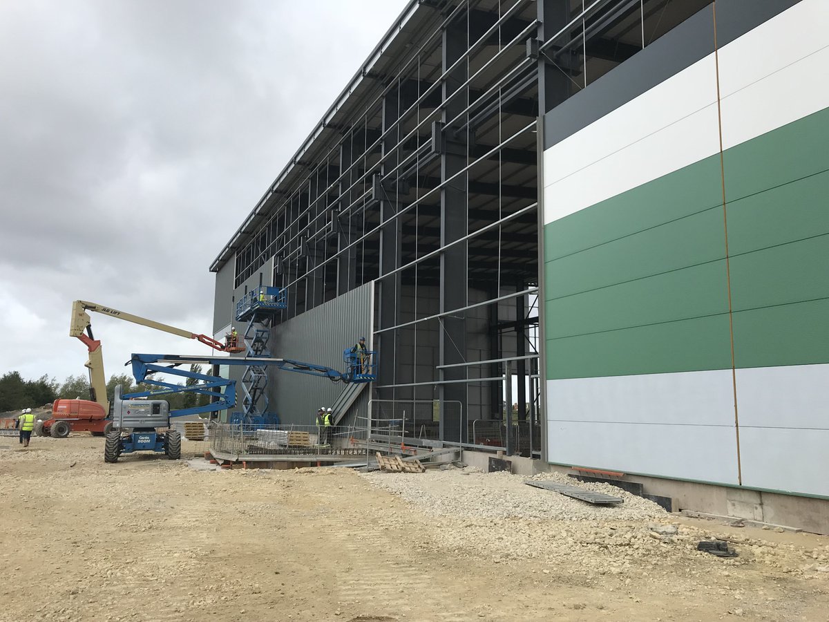 Great to see works progressing well at G-TEM new site in Gloucester yesterday, a very busy site but well organised and very tidy.